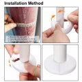 Uxcell 63mm Pipe Cover Decoration Pp Plastic Water Escutcheon White 2pcs
