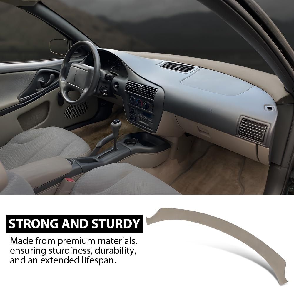 Tpe Dash Board Instrument Panel Cover For Chevy Cavalier 1995 2005 Beige Textured Dashboard Cap With Adhesive