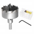Uxcell 55mm Carbide Hole Cutter Tct Saws For 2mm Stainless Steel Sheet Metal