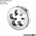 Burkit Metric M14 X 2 Round Threading Die 0 Machine Thread Left Hand
