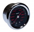 Vms Racing 0-100 Psi Liquid Filled Fuel Pressure Gauge With Adapters Kit In Black Face Red Numbers Compatible Honda Prelude