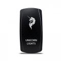 Ch4x4 Rocker Switch Unicorn Lights Symbol White Led