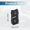 X Autohaux 1pcs Door Lock Switch Button Front Left Hand Driver Side For Volkswagen Touareg 2011-2015 Control No 7p6962125a