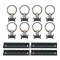 Hoypeyfiy L-track Kit Pack Of 4 6 With Steel Ring Fittings Heavy Duty Aluminum Tie Down System For Trucks Pickups Trailers