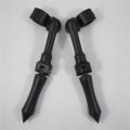 Hk Moto- Black 360 Adjustable Peg Mounting Kit Stick Footpeg For Goldwing Vtx1300 Shadow Valkyrie Triumph Equipped W Inch 1