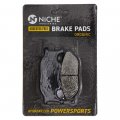 Niche Brake Pad Set For Yamaha V Star 1300 5vu-25805-00-00 3d8-25806-00-00 Front Rear Organic