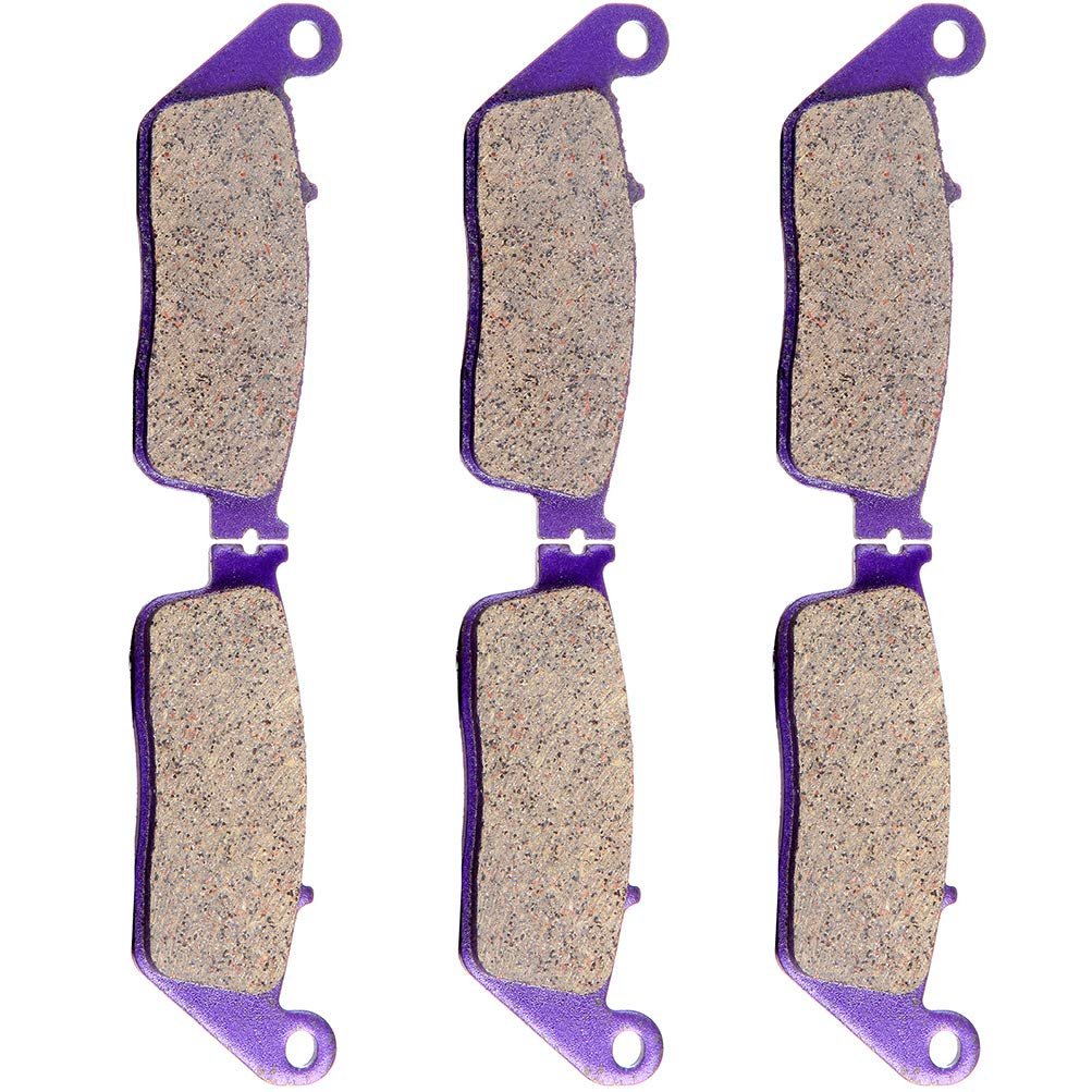 Carbon Fiber Brake Pads Front And Rear Fa196 Fits For Buell Blast 2002-2007 3 Pairs