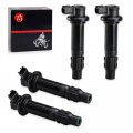 Ignition Coil 4 Pcs Compatible With Yamaha Yzf-r1 R1 2007 2008 4c8-82310-00-00