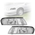 Usr 92-95 Taurus Sho Corner Light Turn Signal A Clear Lamps Set Left Right Pair For 1992-1995 Ford Mercury Sable All Models 