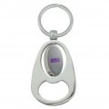 Graphics More University Of Mount Union Secondary Logo Keychain Chrome Metal Spinning Oval Bottle Opener