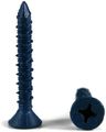 Phillips Flat Head Concrete Screw Masonry Anchors 1 4 In X 3-1 4 Blue Perma Seal Alloy Steel Self Tapping 1000 Pieces 