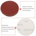 Hifrom 5 Inch Sanding Discs No-hole Hook And Loop 120 Grit Sandpaper Aluminum Oxide Random Orbital Sander Pads 60-pack