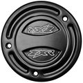 Krator Black Keyless Gas Cap Twist Off Fuel Tank For Kawasaki Ninja Zxr Logo Etched