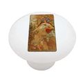 Autumn By Mucha Decorative High Gloss Ceramic Drawer Knob 