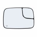 Passenger Side Mirror Replacement Glass With Backing Plate Heated Compatible 2005-2009 Dodge Ram 1500 2500 3500 W Blind Spot
