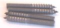 1 4-20 X 2 Hanger Bolts Steel Zinc Full Thread 1000 Pc Carton 