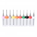 Uxcell Pcb Drill Bits 0 3mm-1 2mm Tungsten Carbide Rotary Tool Jewelry Cnc Engraving Print Circuit Board Micro 8 Inch Shank 1