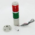 Aicosineg Industrial Signal Light Column Tower Lamp Alarm Indicator For Cnc Machines 2 Tiers Red And Green Lights Without