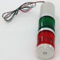 Aicosineg Industrial Signal Light Column Tower Lamp Alarm Indicator For Cnc Machines 2 Tiers Red And Green Lights Without