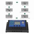 Solar Charge Controller 50a Mppt Pwm 12v 24v Dual Voltage Battery Charger For Off-grid System