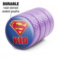 Superman Super Kid Shield Logo Tire Rim Wheel Aluminum Valve Stem Caps