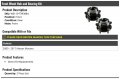 Front Wheel Hub And Bearing Kit 2 Piece Set Compatible With 2009-2017 Nissan Murano
