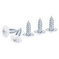 50pcs 8x1 2 Phillips Head Self Tapping Screws Carbon Steel Flat High Strength Quick Wood Screw For Metal Plastic White 