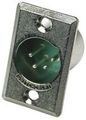 D4m Xlr Plug Connector 4pos Copper Model 