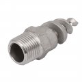 Uxcell 1 2bsp Male Thread Stainless Steel Spiral Design Full Cone Spray Nozzle 2pcs