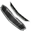 Front Bumper Upper Lower Grille Automotive Grilles Grill 2-pack Replacement For Malibu 2016-2018