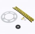 Kawasaki Kx250f 250 F Yellow O Ring Chain And Sprocket 13 49 114l