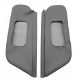 Autoguru Sunvisors Cover Pvc Leather Made For Ford F250 F350 F450 F550 99-07 Med Flint Gray 