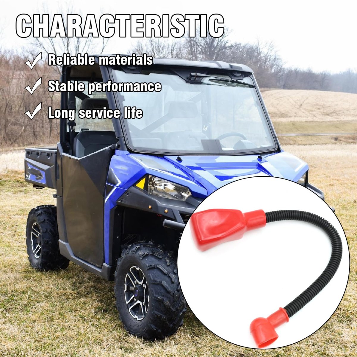 Battery To Solenoid Cable Replacement For Polaris Ranger Xp 1000 900 570 Eps 2016-2019 Replace
