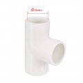 Uxcell 20mm Slip Tee Pvc Pipe Fitting T-shaped Coupling Connector 5 Pcs