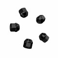 20pcs Black Open End Lug Nuts Metric 14x1 5 Thread Size 0 81 Length Cone Conical Taper Acorn Seat 19mm 3 4 Hex Head Compatible