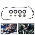 Valve Cover Gasket 4 Spark Plug Tube Seals Grommets For Honda Del Sol S 1 5l D15b 1993-1995 Replace Vs50326r Ma-4216904224