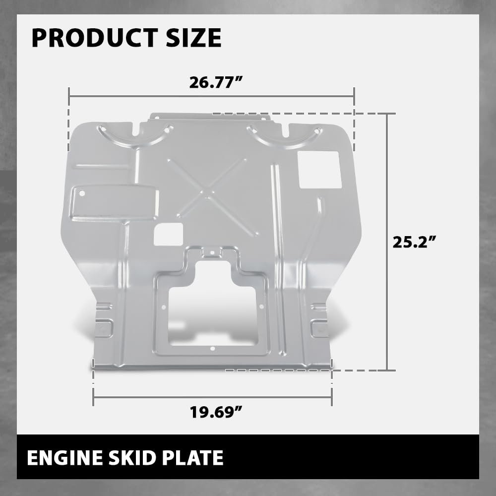 Engine Skid Plate For Ford F150 2015-2019 Radiator Support Splash Shield Fl3z5d032e Fl3z-5d032-e