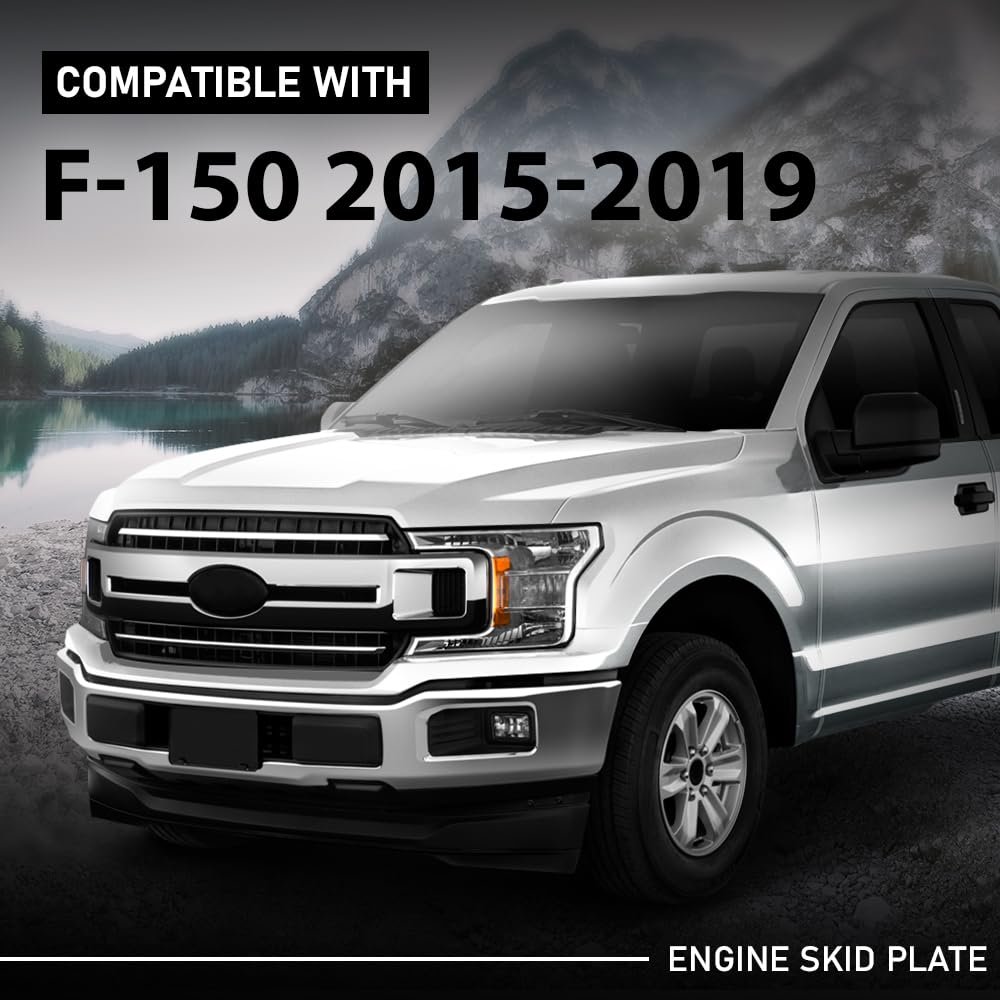 Engine Skid Plate For Ford F150 2015-2019 Radiator Support Splash Shield Fl3z5d032e Fl3z-5d032-e