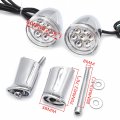 Httmt- Rear Clear Running Brake Turn Signal Light Indicator Amber Compatible With 92-up H-d Sportster 883 1200 P N