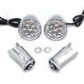Httmt- Rear Clear Running Brake Turn Signal Light Indicator Amber Compatible With 92-up H-d Sportster 883 1200 P N