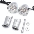 Httmt- Rear Clear Running Brake Turn Signal Light Indicator Amber Compatible With 92-up H-d Sportster 883 1200 P N