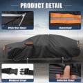 X Autohaux Car Cover For Tesla Model Y 2020-2023 210d-pu Oxford Outdoor Full All Weather Waterproof With Driver Door Zipper