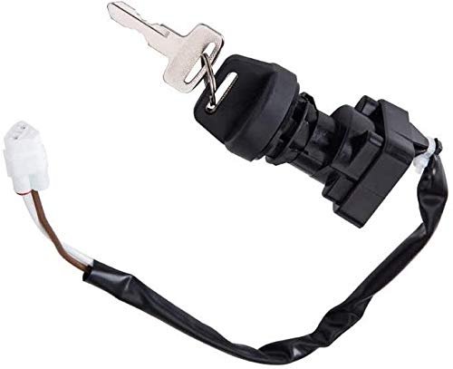 Motadin Ignition Key Switch Compatible With Kawasaki Prairie 400 Kvf400 4x4 4wd 1999 2000 2001 2002