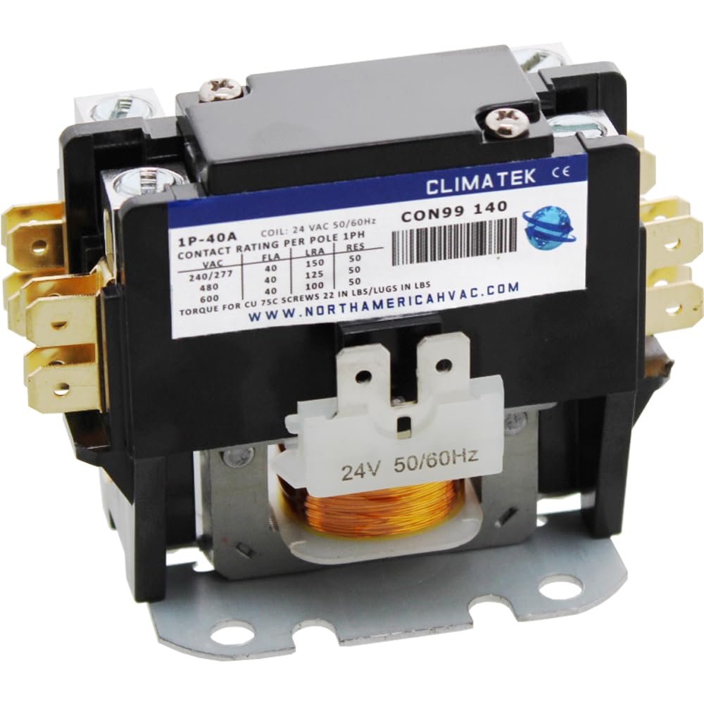 14306502 Climatek Upgraded Condenser Contactor Relay 1 Pole Replaces Heil