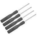 4pcs Mini Phillips Screwdriver 2 0mm 82mm Length Micro Precision Cross Head Screw Driver With Non-slip Black Handle For Watch 