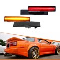 Adiil 4pcs Full Led Front Rear Bumper Side Marker Light Kit For 1986-1989 Toyota Celica Replace Sidemarker Lamps Supra F R 