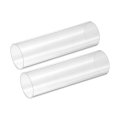 2pcs Clear Rigid Acrylic Pipe 36mm 1 42 Id X 40mm 57 Od 8 Round Polycarbonate Tube Plastic Tubing For Plumbing Lighting 