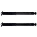 Rear Shock Absorber For Jeep Wrangler 2007 To010 And Jk 2 Piece Set Replaces 349069 37287 Black Finish 2 3 In Lift Height 