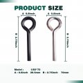 Ring Hexagon Wrench 1 8 Inch 10 Pieces Of Standard Key With Full Lock Loose Library Door Used For Push Rod Emergency Exit