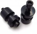 Swingarm Spools 8mm Thread For Honda Cbr954rr 2002 2003 Billet Aluminum Frame Sliders Black 